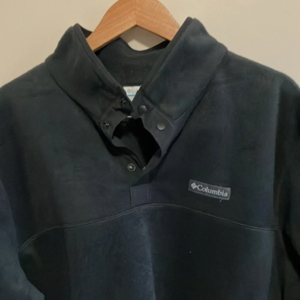 NWT Columbia men’s black fleece swrater size XL - Picture 3 of 9